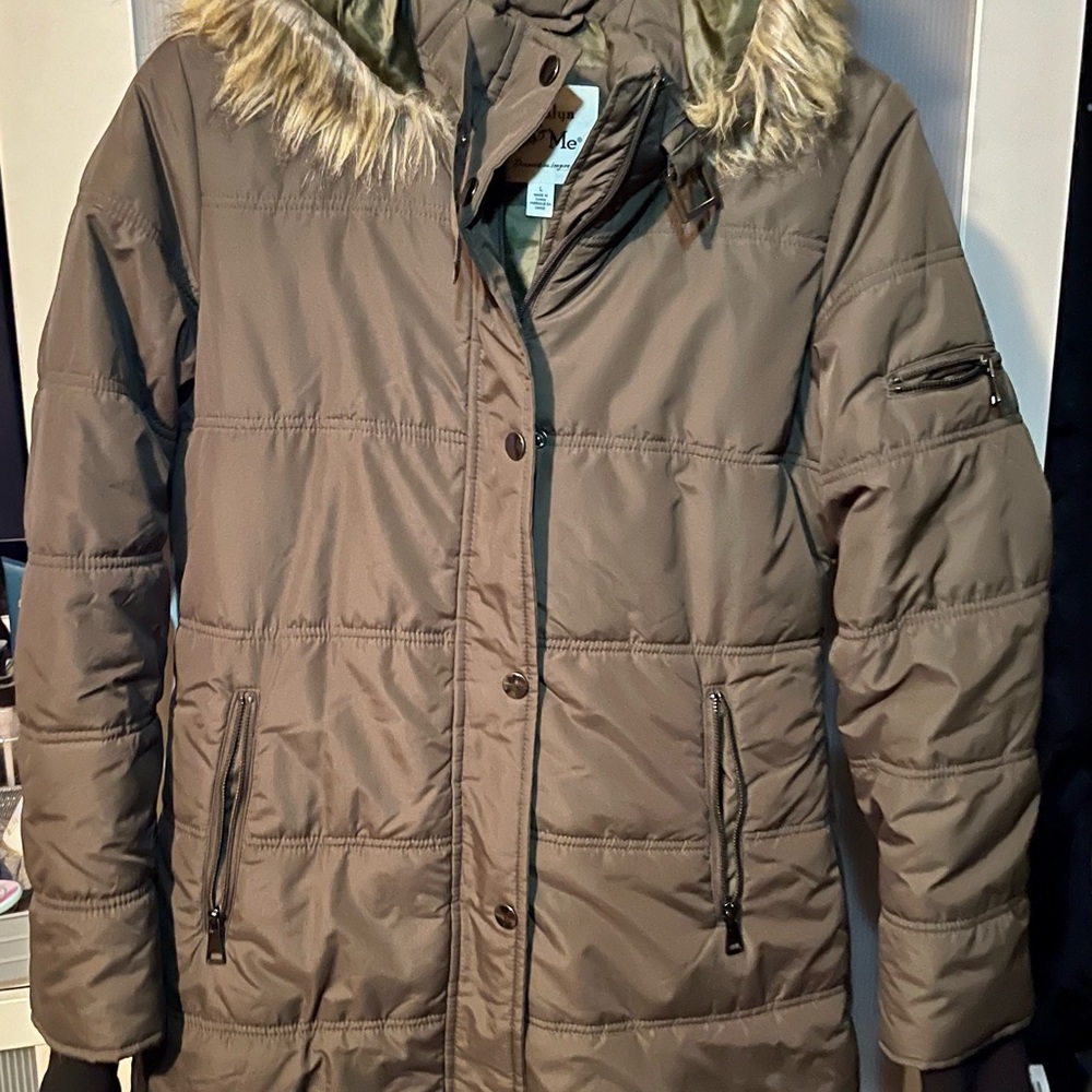 Marilyn and me winter coat, longer length